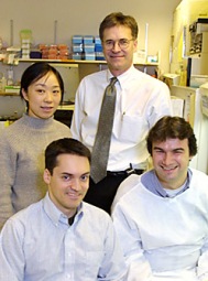 Doctors Xu Yu, Bruce Walker, Todd Allen and Marcus Alfteld in 2002.